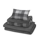 Nウォームカバー付き 布団セット 6点 (S2405 セミダブル グレー) 19枚目画像