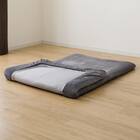 Nウォームカバー付き 布団セット 6点 (S2405 セミダブル グレー) 25枚目画像