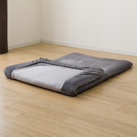 Nウォームカバー付き 布団セット 6点 (S2405 セミダブル グレー) 25枚目画像