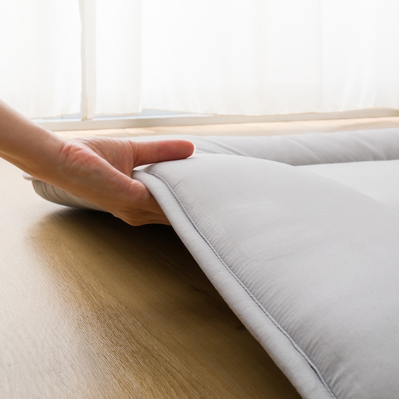 Nウォームカバー付き 布団セット 6点 (S2405 セミダブル グレー) 26枚目画像