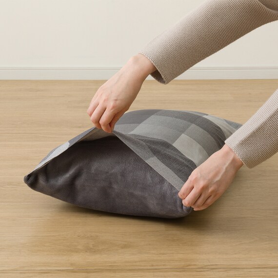 Nウォームカバー付き 布団セット 6点 (S2405 セミダブル グレー) 27枚目画像