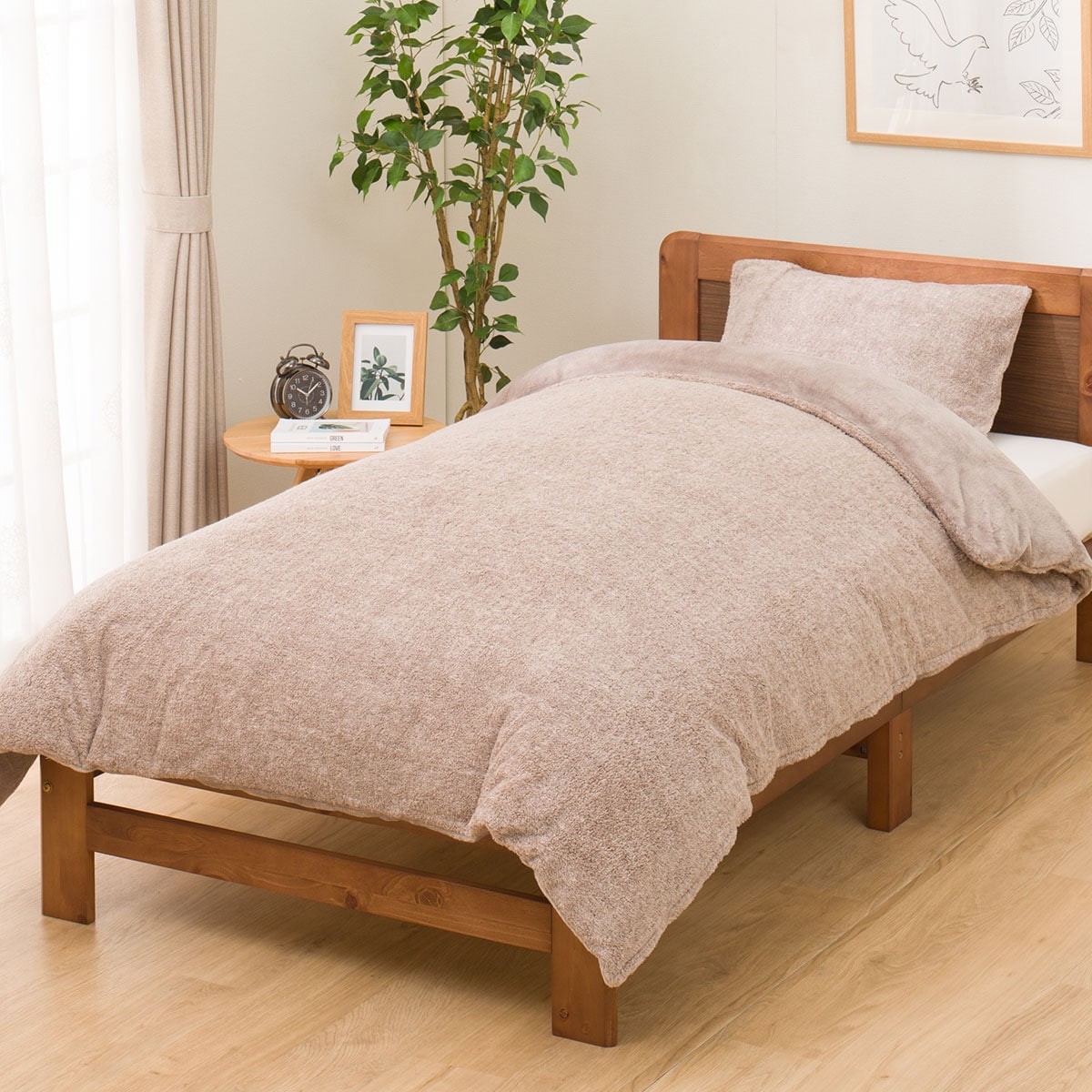 毛布にもなる掛け布団カバー セミダブル(NウォームSP MO 24NW12 SD