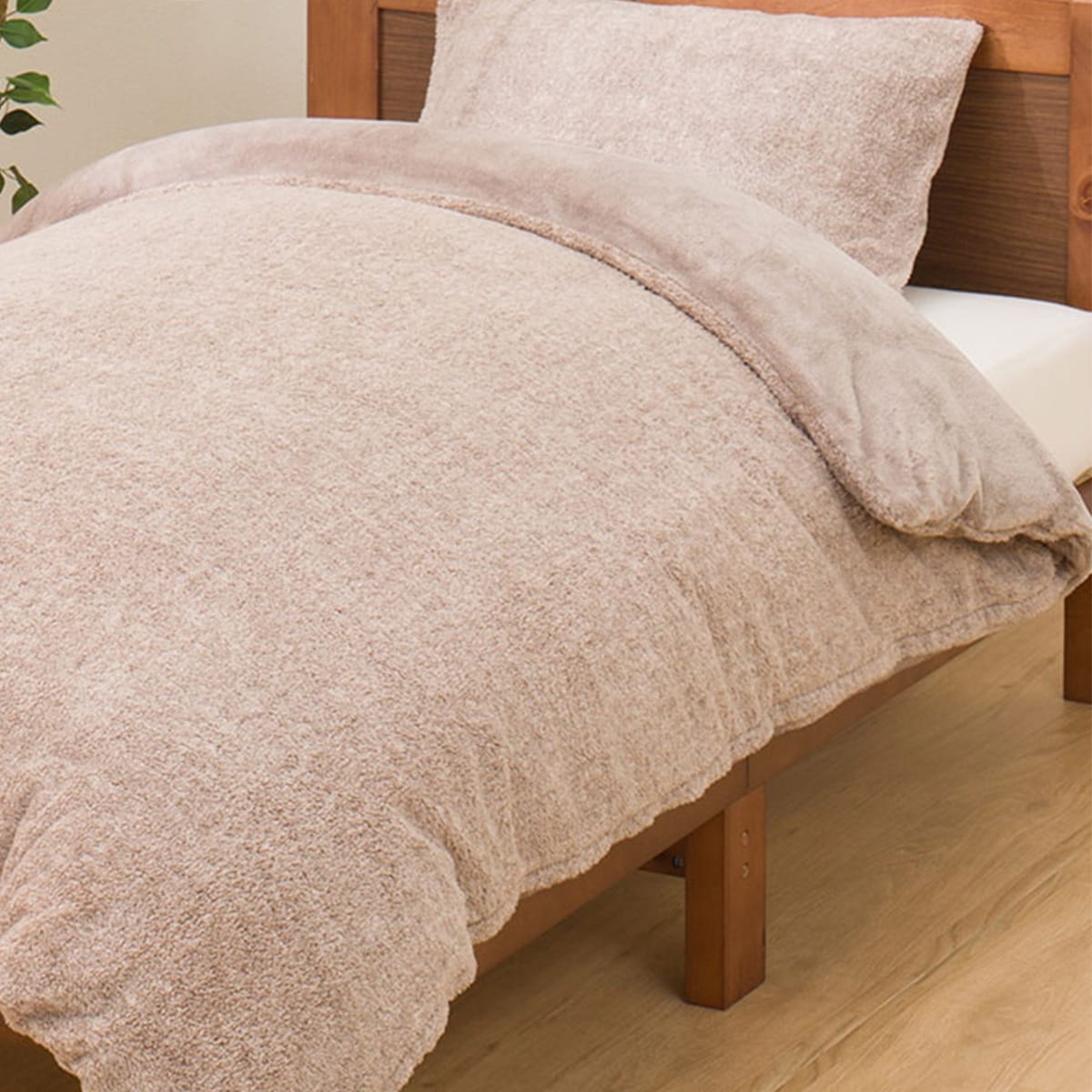 毛布にもなる掛け布団カバー クイーン(NウォームSP MO 24NW12 Q