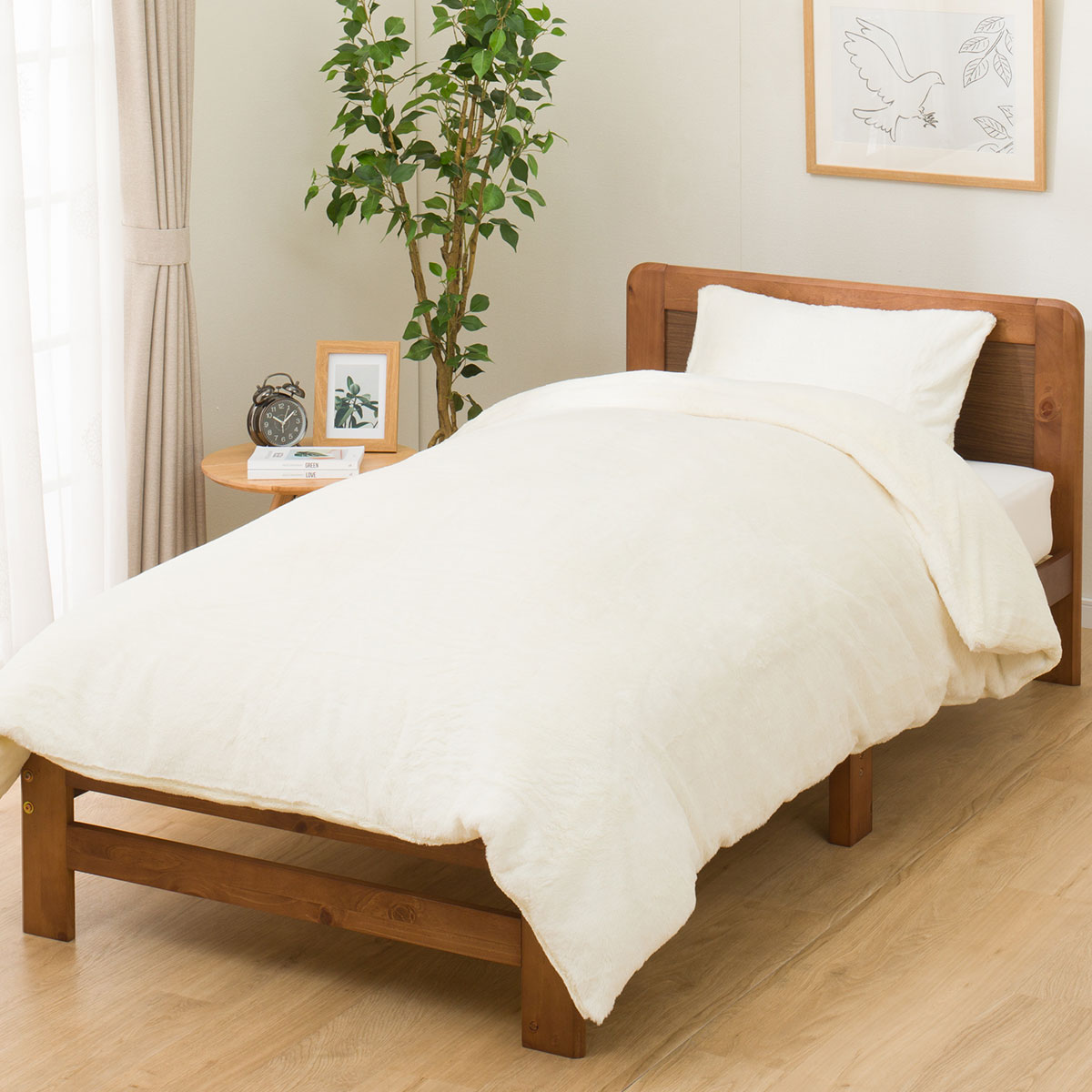 毛布にもなる掛け布団カバー クイーン(NウォームWSP IV 24NW23 Q