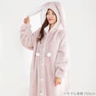 着る毛布(Nウォーム ウサミミ ローズ KO07 105) 8枚目画像