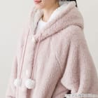着る毛布(Nウォーム ウサミミ ローズ KO07 105) 15枚目画像