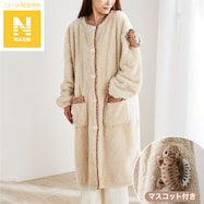着る毛布(Nウォーム ヒョウモントカゲモドキ ベージュ KO12)