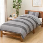 掛け布団カバー セミダブル(PT55 ヘリンボン GY SD) 1枚目画像