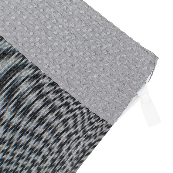 掛け布団カバー セミダブル(PT55 ヘリンボン GY SD) 8枚目画像