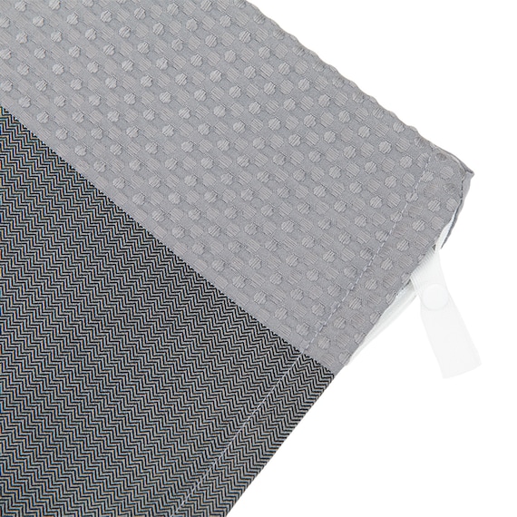 掛け布団カバー セミダブル(PT55 ヘリンボン GY SD) 8枚目画像