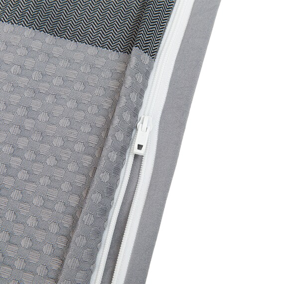 掛け布団カバー セミダブル(PT55 ヘリンボン GY SD) 9枚目画像