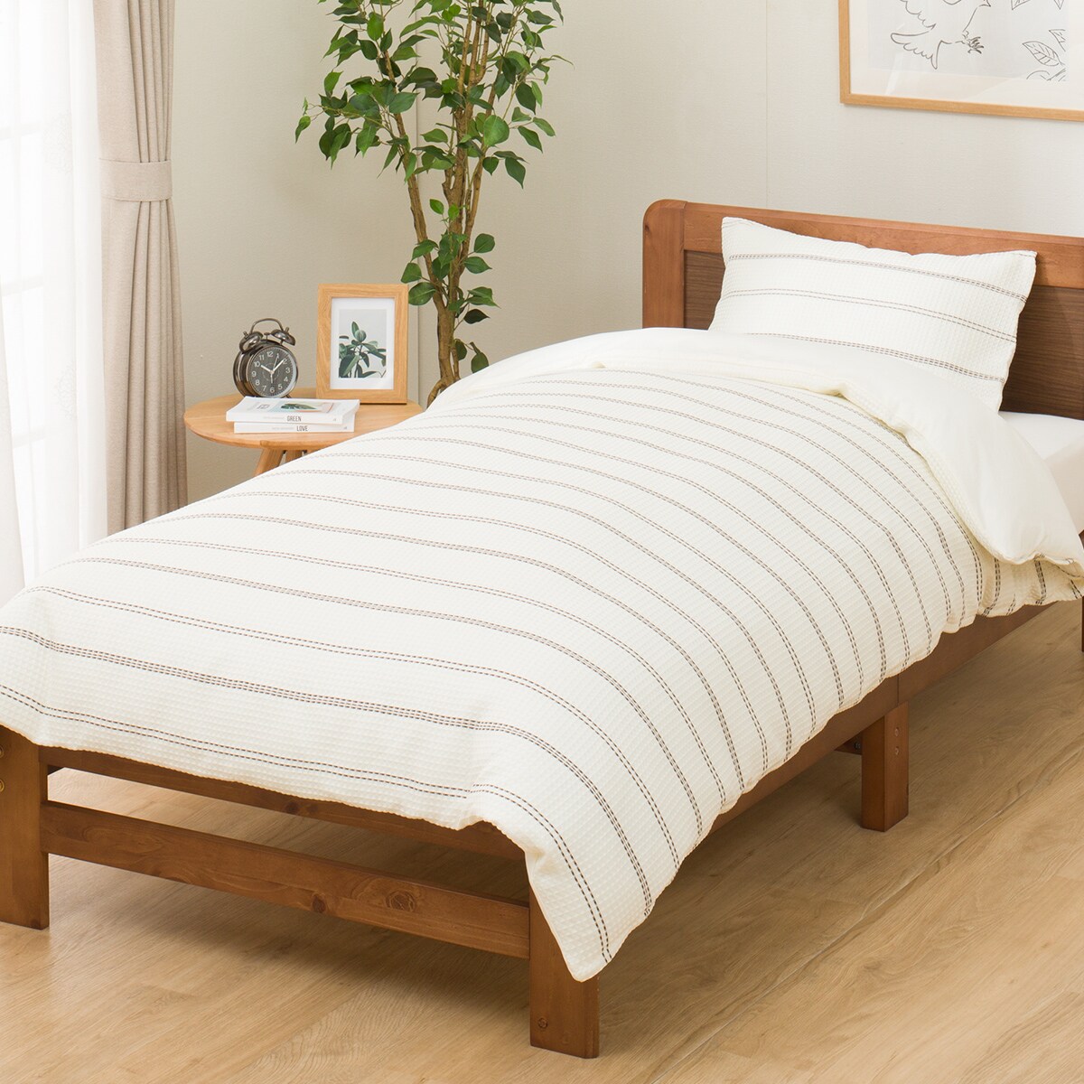 掛け布団カバー セミダブル(PT56 ワッフル織 SD) | ニトリネット【公式