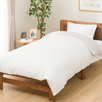 掛け布団カバー シングル(PT57 ストライプガラ GY S)