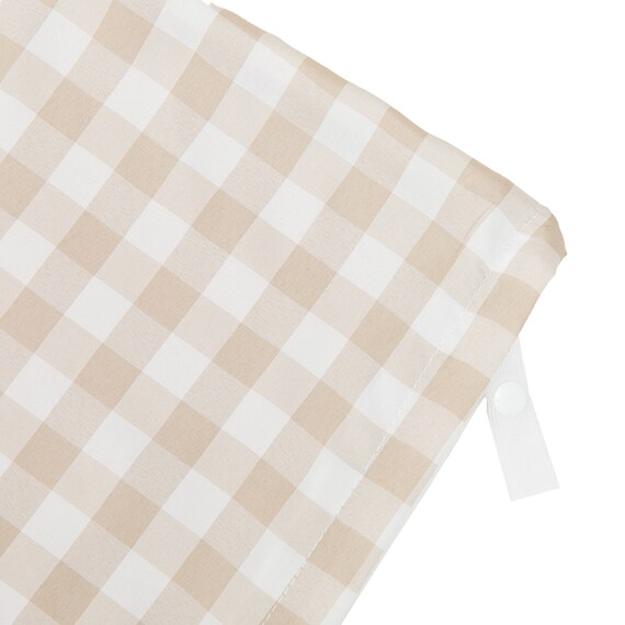 掛け布団カバー セミダブル(PT58 チェックガラ BE SD) 9枚目画像