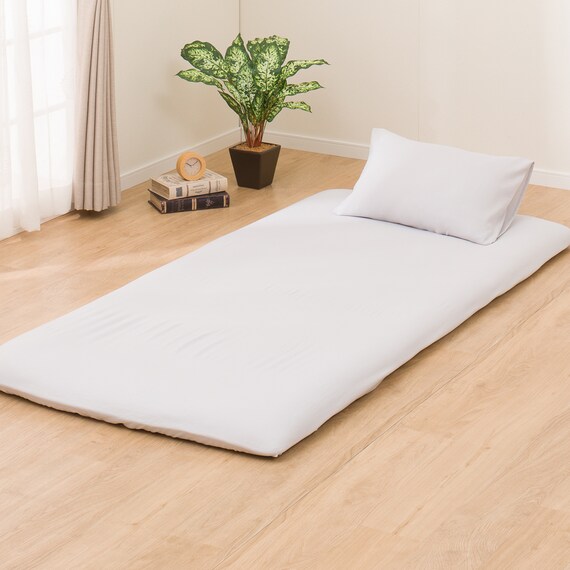 マルチすっぽりシーツ　セミダブル(ポリウォッシュ 30 MJ04 GY SD) 2枚目画像