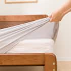 マルチすっぽりシーツ セミダブル(ポリウォッシュ 30 MJ04 GY SD) 6枚目画像