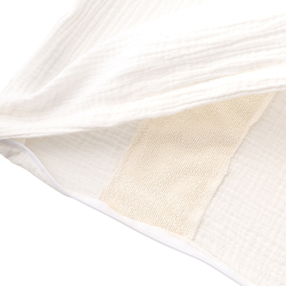 ひもなしラクラク掛け布団カバー クイーン(Nグリップ Wガーゼ WH SZ38 Q) 11枚目画像