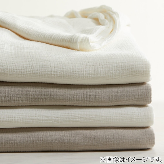 ひもなしラクラク掛け布団カバー クイーン(Nグリップ Wガーゼ WH SZ38 Q) 15枚目画像