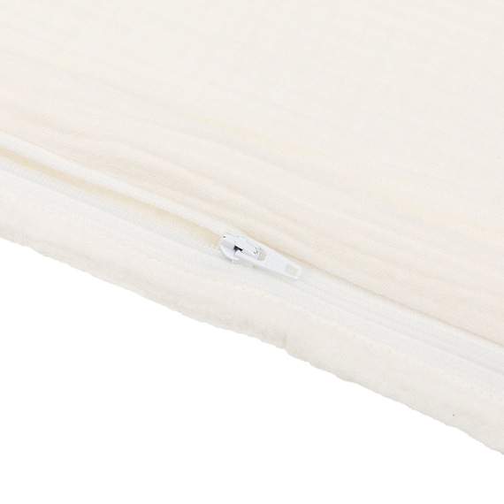 掛ふとんカバー ダブル(Wガーゼ アイボリー ST2407 D) 4枚目画像