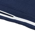 掛ふとんカバー ダブル(Wガーゼ ネイビー ST2407 D) 4枚目画像