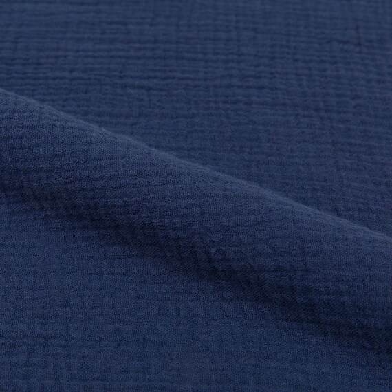 掛ふとんカバー ダブル(Wガーゼ ネイビー ST2407 D) 6枚目画像