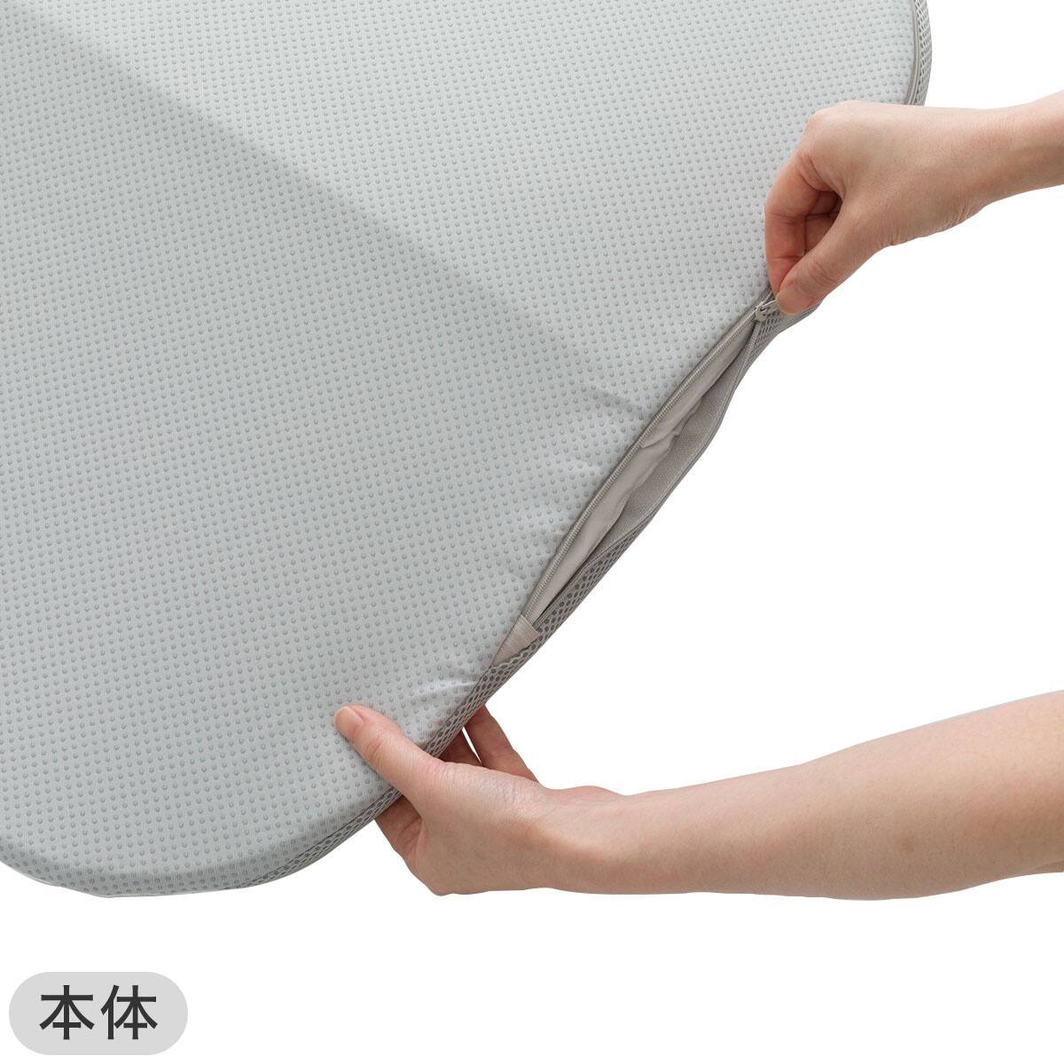 2点セット】肩・首・背中も支える枕(3 P2425)+洗い替え用カバー