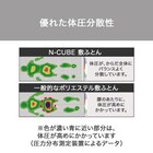 体圧分散に優れた3層構造敷ふとん ダブル(N-CUBE D) 4枚目画像