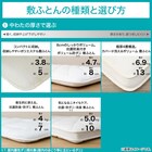 体圧分散に優れた3層構造敷ふとん ダブル(N-CUBE D) 10枚目画像