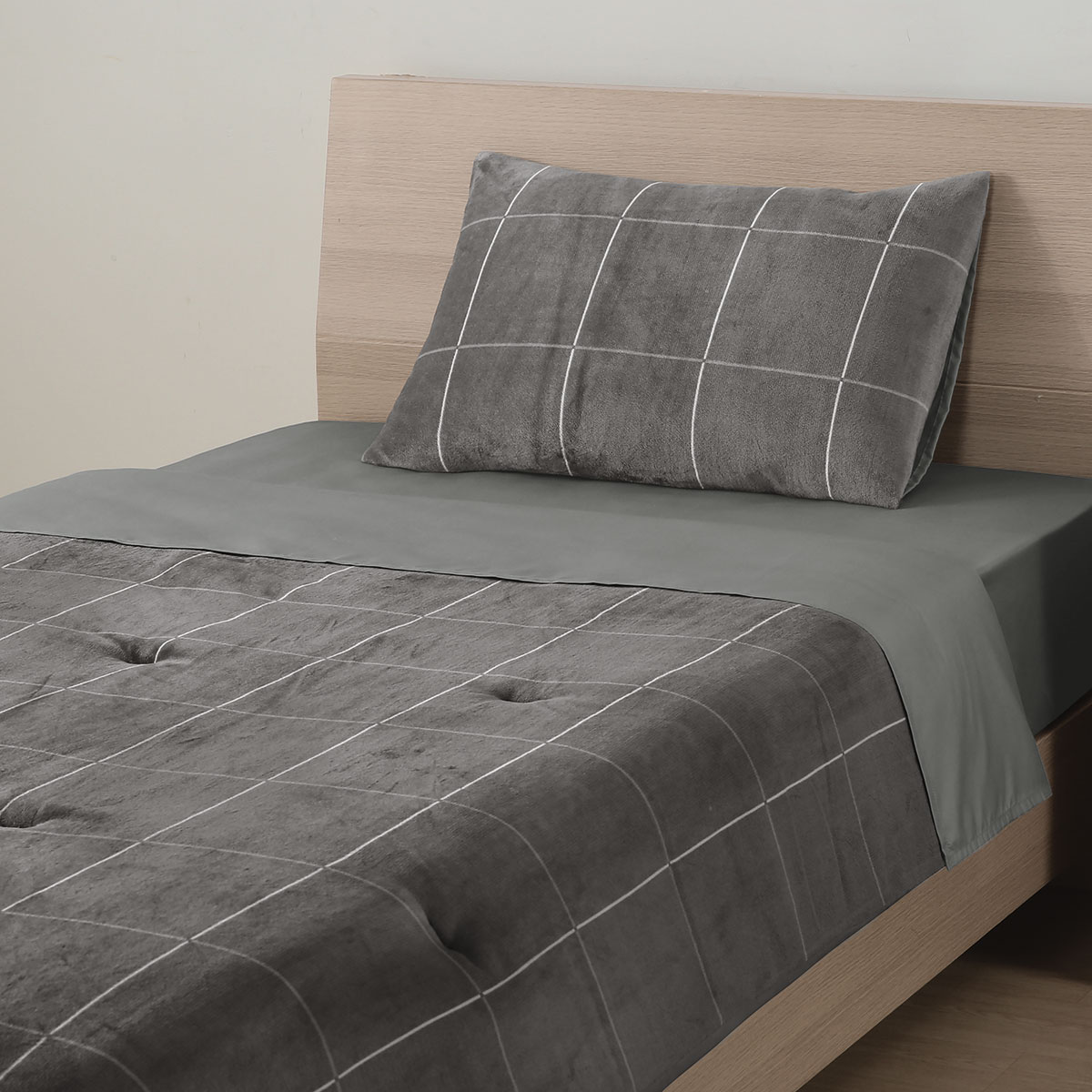 そのまま使える掛布団4点セット(コンフォーターセット シングル CF2420