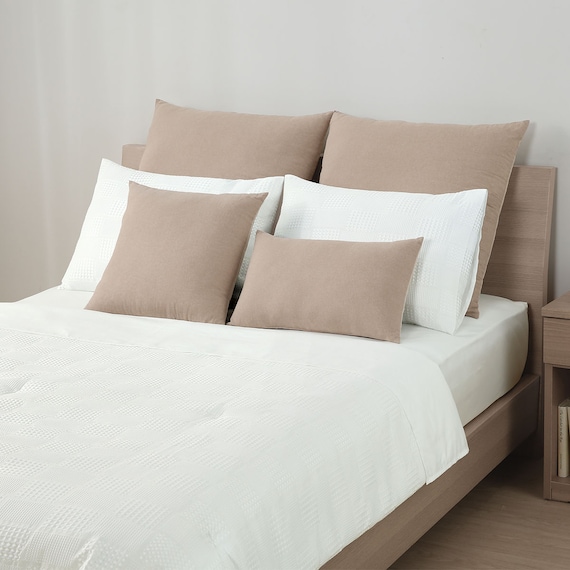 コンフォーター掛け布団セット カバー付き 9点 (CF2425 ダブル ホワイト) 14枚目画像