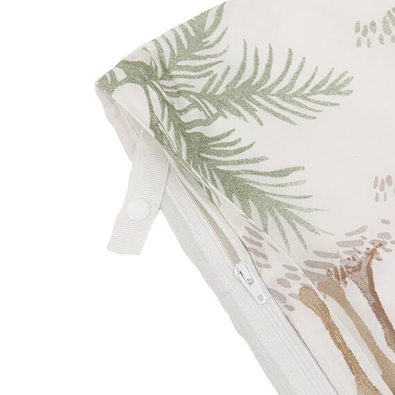 掛布団カバー セミダブル(PT65 キリンガラ GR SD) 5枚目画像