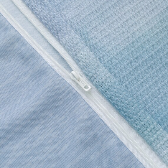 【2点セット】掛ふとんカバー シングル+まくらカバー(Nクール D2501 グラデ) 6枚目画像