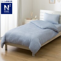 【デコホーム商品】掛ふとんカバー　シングル(NクールSP D2503 ブルー )