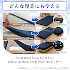 ぴったりフィット マルチすっぽりシーツ (NクールSP D2515 ローズ SS-S) 7枚目画像