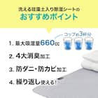 珪藻土・備長炭入り洗える除湿シート シングル(M2401 S) 8枚目画像
