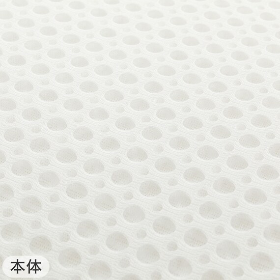 通気性の良い 横向き寝がラクな枕2(Nブレス プラスエア P2427)+洗い替えカバー 14枚目画像