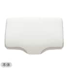 通気性の良い 横向き寝がラクな枕2(Nブレス プラスエア P2427)+専用カバー(NフィットNWWSPNFGY25NW05) 8枚目画像