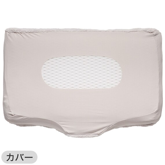通気性の良い 横向き寝がラクな枕2(Nブレス プラスエア P2427)+専用カバー(NフィットNWWSPNFGY25NW05) 19枚目画像