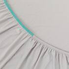 除湿・防ダニマットレスプロテクター&のびのびマルチすっぽりシーツ3点セット セミダブル(M2401 GY SD) 14枚目画像