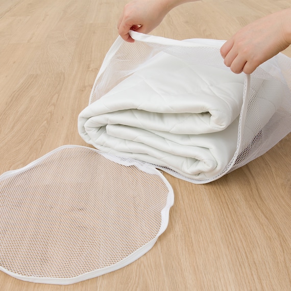 除湿・防ダニマットレスプロテクター&のびのびマルチすっぽりシーツ3点セット セミダブル(M2401 GY SD) 17枚目画像