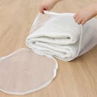 除湿・防ダニマットレスプロテクター&のびのびマルチすっぽりシーツ3点セット ダブル(M2401 GY D) 17枚目画像