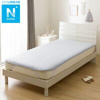 【デコホーム商品】敷パッド ダブル(Nクール S2502 ブルー )