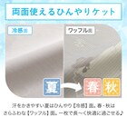両面使える ひんやりケット シングル(Nクール S2503 ベア) 5枚目画像