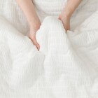 くしゅくしゅ 肌布団 シングル(Nクール S25 ホワイト) 9枚目画像