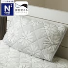 両面使える ピローパッド(NクールSP S2509 ハナ グレー) 1枚目画像