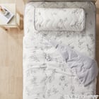 【3点セット】両面使える 敷パッド+肌布団+ピローパッド(NCWSP S2513 ラインアート S) 2枚目画像