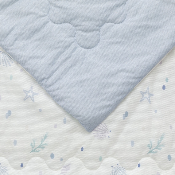 【3点セット】両面使える 敷パッド+肌布団+ピローパッド(Nクール S25 ドット S) 15枚目画像