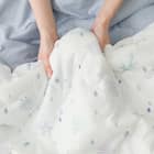 【3点セット】両面使える 敷パッド+肌布団+ピローパッド(Nクール S25 ドット S) 16枚目画像