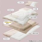 Nウォーム毛布付き 寝具7点セット シングル(D1 モカ) 3枚目画像