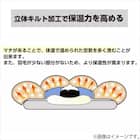 【日本製】ホワイトダックダウン85% 羽毛布団 合掛(ムーンシャンテン ダブル) 7枚目画像